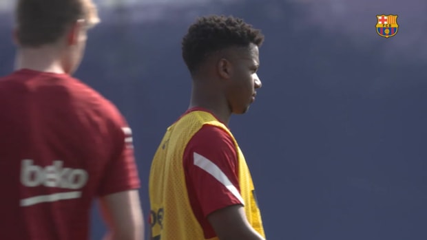 Barcelona prepare for the Bayern clash